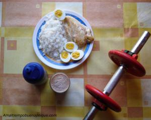 Vigorexia. Dieta proteica y ejercicio